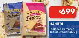 Nini Mayorista Manieri tostadas de mesa/ dce/salv/s/sal oferta