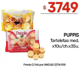 Nini Mayorista Puppis tarteletas med. oferta
