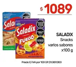 Nini Mayorista Saladix snacks varios sabores oferta