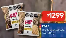 Nini Mayorista Paty hamburguesa finita oferta