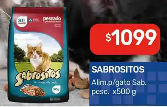 Nini Mayorista Sabrositos alim.p/gato sab. pesc. oferta