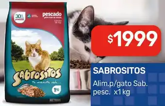 Nini Mayorista Sabrositos alim.p/gato sab. pesc. oferta