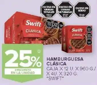 Carrefour Swift hamburguesa clásica oferta