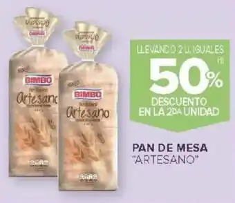Carrefour Artesano pan de PAN DE MESA "ARTESANO" oferta