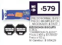 Carrefour Bizcochos biscuits oferta