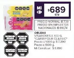 Carrefour Obleas oferta