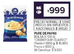 Carrefour Pure de papas oferta