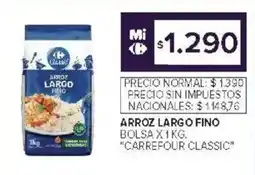 Carrefour Arroz largo fino oferta
