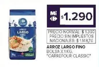 Carrefour Arroz largo fino oferta