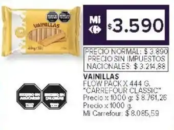 Carrefour Vainillas oferta