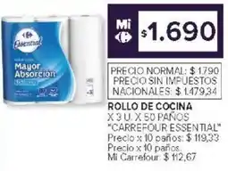 Carrefour Rollo de cocina oferta