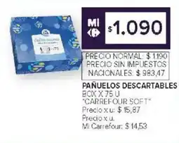 Carrefour Carrefour Soft pañuelos descartables oferta
