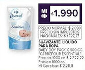 Carrefour Carrefour Essential suavizante líquido para ropa oferta