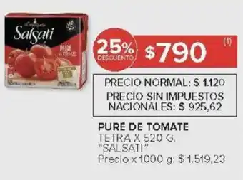 Carrefour Salsati pure de tomate oferta