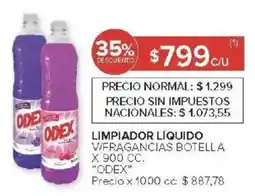 Carrefour Odex limpiador líquido oferta