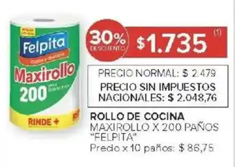 Carrefour Felpita rollo de cocina oferta