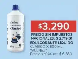 Carrefour Bulnez edulcorante líquido oferta
