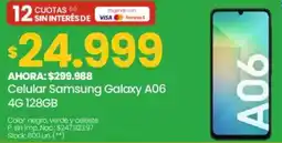 Changomas Samsung galaxy celular A06 oferta