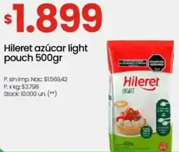 Changomas Hileret azúcar light pouch oferta