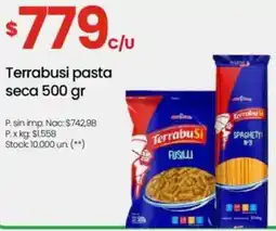 Changomas Terrabusi pasta seca oferta