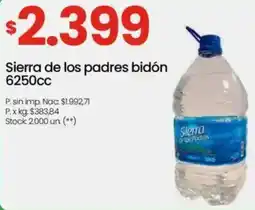 Changomas Sierra de los padres bidón oferta