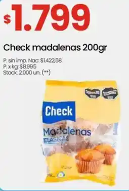 Changomas Check madalenas oferta