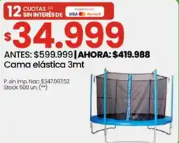 Changomas Cama elástica oferta