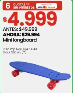 Changomas Mini longboard oferta