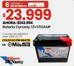 Changomas Dynasty batería oferta