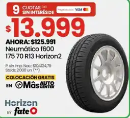 Changomas Neumático f600 oferta