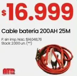 Changomas Cable batería oferta