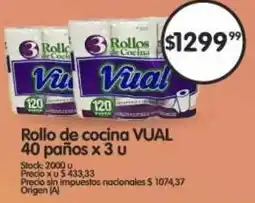 Supermercados Buenos Días Vual rollo de cocina oferta