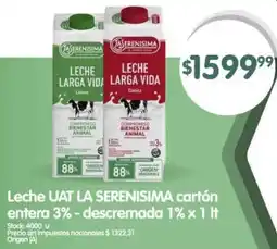 Supermercados Buenos Días La serenisima leche uat cartón oferta