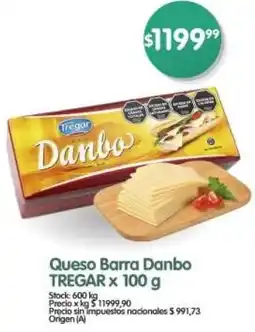 Supermercados Buenos Días Tregar queso barra danbo oferta