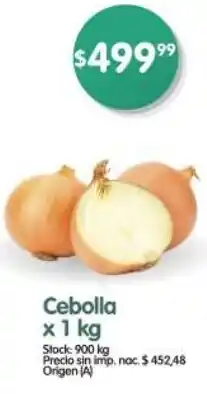 Supermercados Buenos Días Cebolla oferta