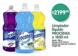 Supermercados Buenos Días Procenex limpiador liquido oferta