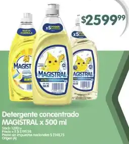 Supermercados Buenos Días Magistral detergente concentrado oferta