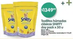 Supermercados Buenos Días Sniffy toallitas húmedas clásicas oferta