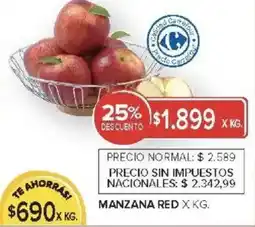 Carrefour Manzana red oferta