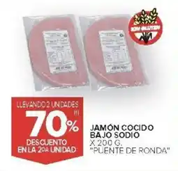 Carrefour Puente de ronda jamón cocido bajo sodio oferta