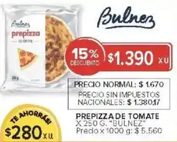 Carrefour Bulnez prepizza de tomate oferta