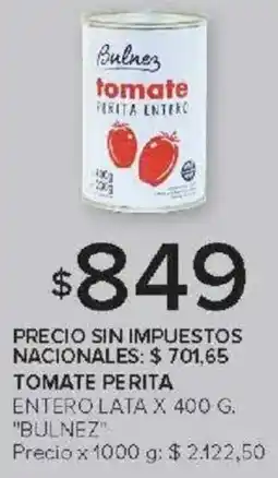 Carrefour Bulnez tomate perita entero lata oferta