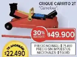 Carrefour Carrefour crique carrito 2T oferta