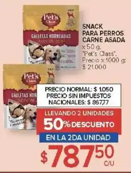 Carrefour Snack para perros carne asada oferta