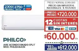 Carrefour Philco aire acondicionado split oferta