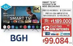 Carrefour BGH Smart tv 65" oferta