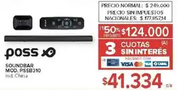 Carrefour Poss soundbar oferta