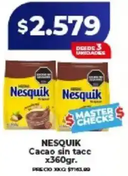 Supermayorista Vital Nesquik cacao sin tacc oferta