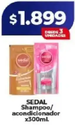 Supermayorista Vital Sedal shampoo/ acondicionador oferta