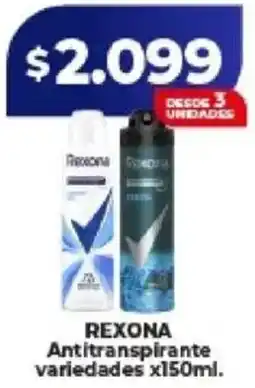Supermayorista Vital Rexona antitranspirante variedades oferta